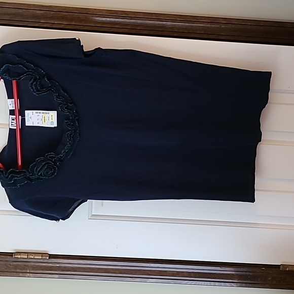 WR blue top with frilly collar - Picture 5 of 7